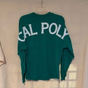 Cal Poly Green Long Sleeve Sprit Jeresy